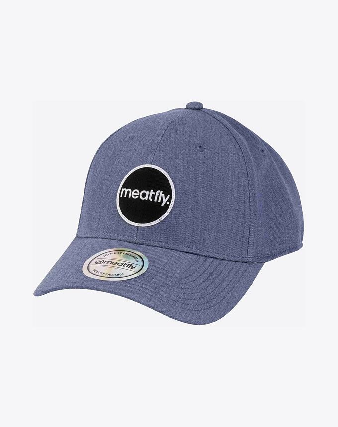 Kšiltovka Meatfly Ethan Flexfit, Blue Embroidery