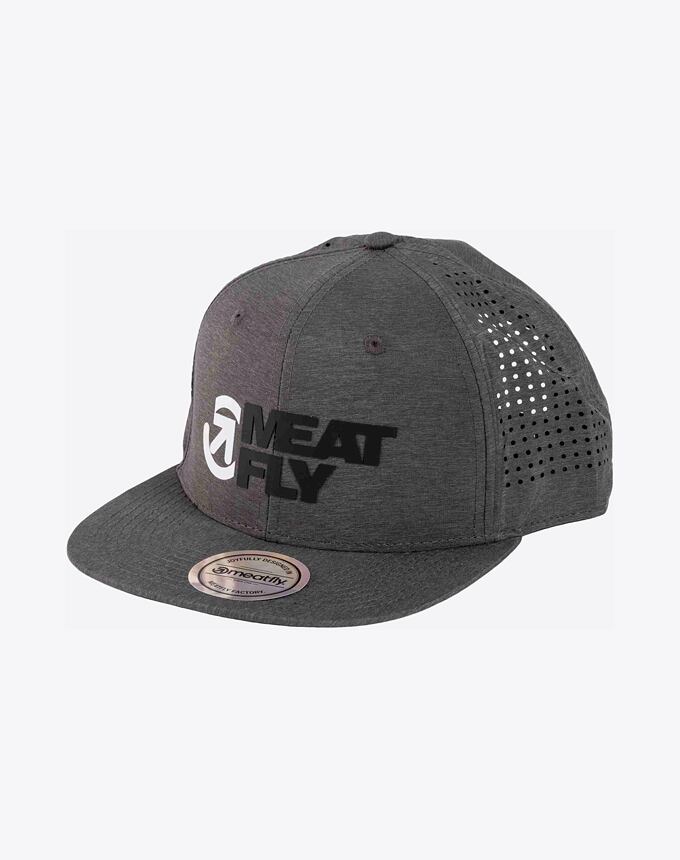 Kšiltovka Meatfly Keery Perfor Snapback, Grey / Black Revital