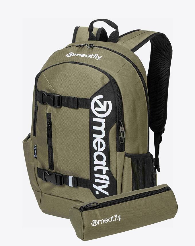 Batoh Meatfly Basejumper, Olivine, 22 L + PENÁL ZDARMA
