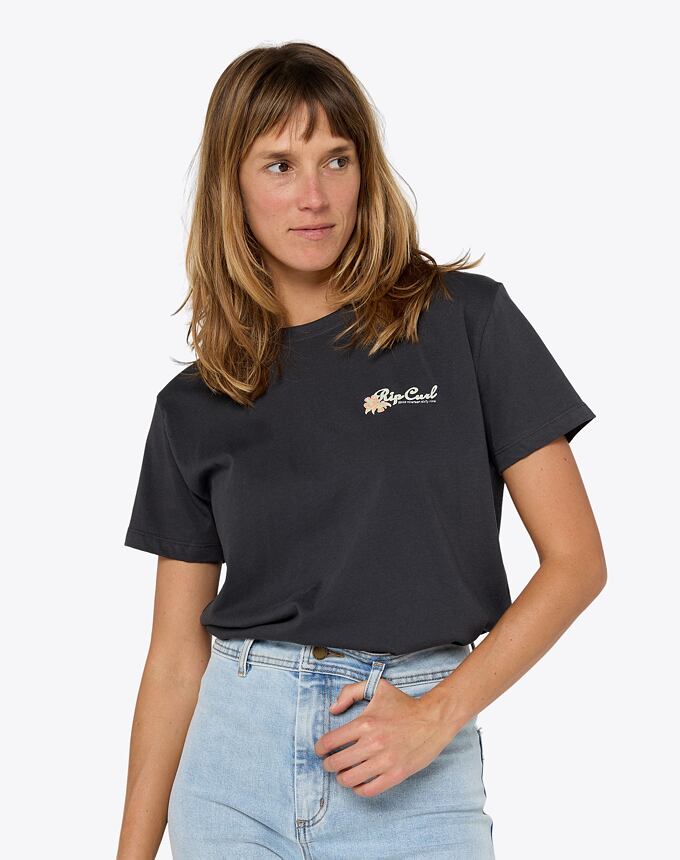 Dámské tričko Rip Curl Waikiki Standard, Washed Black