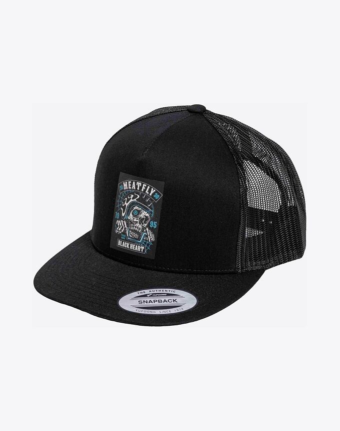 Kšiltovka Meatfly Decadence Trucker Snapback, Black
