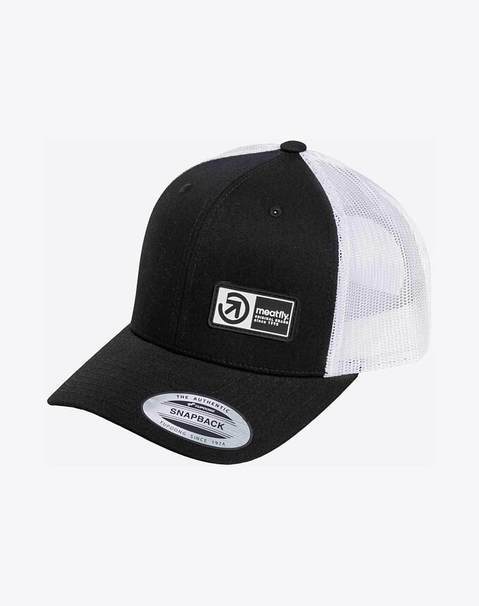 Kšiltovka Meatfly MF View Trucker, Brand Black/White