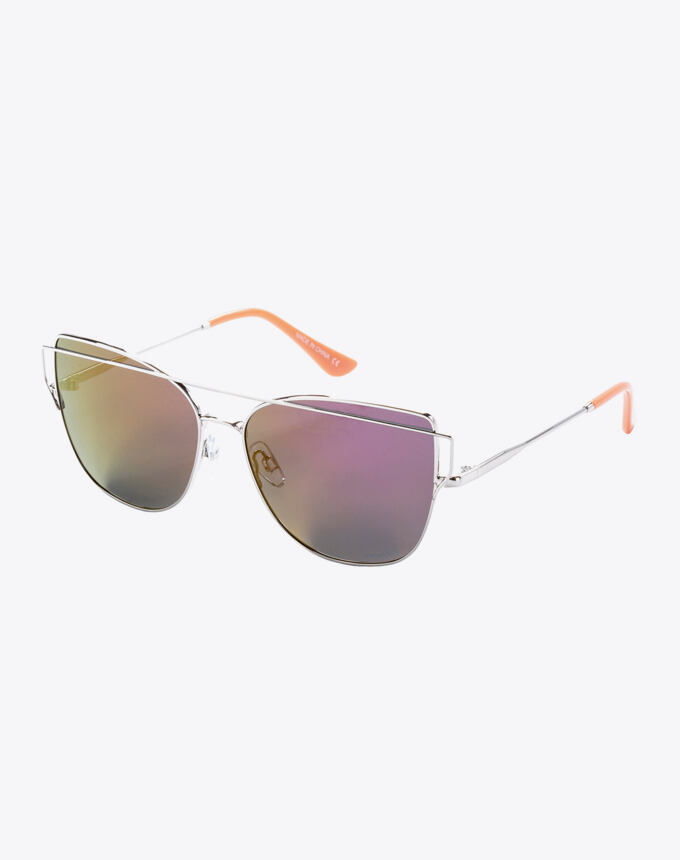 Sluneční brýle Meatfly Vision Sunglasses - S19, A - Silver, Peach