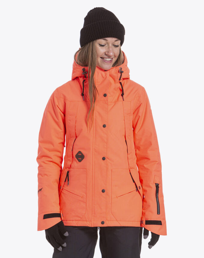 Snowboardová bunda Nugget Anja 5, K - Acid Orange