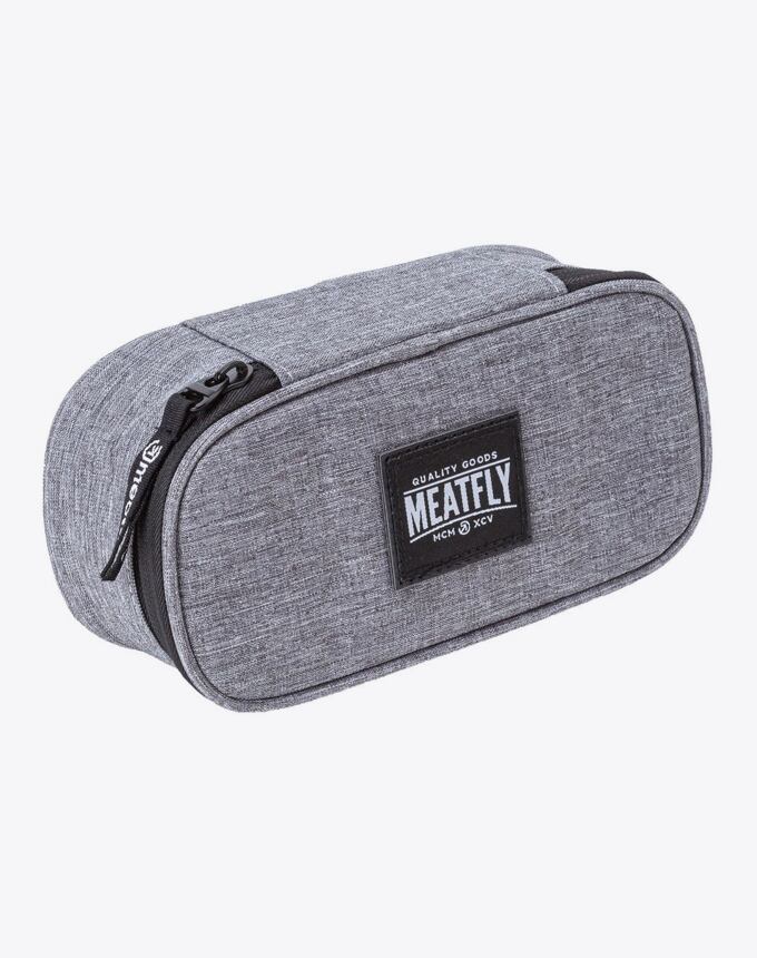 Pouzdro Meatfly Pencil Case, Heather Grey