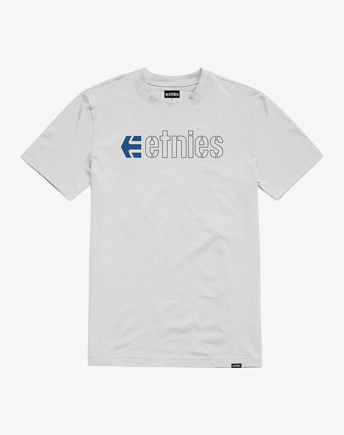 Pánské tričko Etnies Ecorp, White/Blue/Black