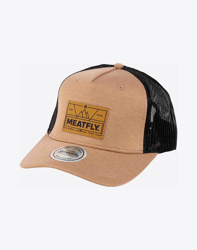 Kšiltovka Meatfly Corey Trucker, Beige Live Meatfly