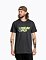Pánské tričko Meatfly Revital, Lime/Charcoal Heather