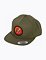 Kšiltovka Meatfly Flanker Snapback, Red Eternal / Buck