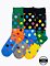 Ponožky Meatfly Lexy Triple Pack, Green Dots