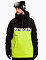 Pánská SNB & SKI bunda Meatfly Slinger Premium, Black/Lime