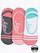 Ponožky Meatfly Low Socks Triple Pack, White
