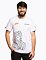 Pánské tričko Meatfly Big Shock Dakar, White