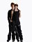 Unisex SNB & SKI laclové kalhoty Meatfly Kenny, Black