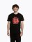 Pánské tričko Meatfly Flame, Black