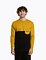 Pánské tričko s dlouhým rukávem Meatfly Harvey, Mustard  /  Black