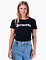 Dámské tričko Meatfly Ladies MF Logo, A - Black