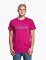 Pánské tričko Meatfly Striped Logo, Magenta