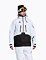 Pánská SNB & SKI bunda Meatfly Cronos, White / Morph Black