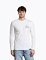 Pánské tričko s dlouhým rukávem Meatfly Judgement 30, White