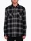 Pánská košile Volcom Netastone Flannel Ls, Black