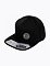 Kšiltovka Meatfly Gruman Premium Snapback, White Round / Black