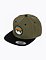 Kšiltovka Meatfly Flanker Snapback, Red Mountain / Olive / Black