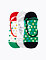 Ponožky Meatfly Low socks - Triple pack, K/ Green