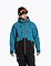 Pánská SNB & SKI bunda Meatfly Cronos, Black / Deep Ocean