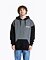 Unisex mikina Meatfly Fry, Black / Grey