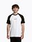 Pánské tričko Meatfly Ozzy Raglan, White / Black