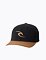 Kšiltovka Rip Curl Tepan 2.0 Flexfit Cap, Black / Tan
