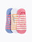 Ponožky Meatfly Low socks - Triple pack, D/ Big Stripes