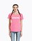 Dámské tričko Meatfly Ladies MF Logo, Neon Pink