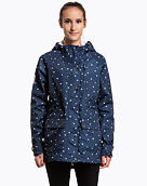 Dámská street bunda Meatfly Xita Windbreaker, F - Navy Birds