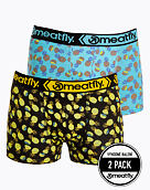 Pánské boxerky Meatfly Balboa Boxershorts, Double Pack, Pineapple