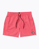 Pánské šortky Volcom Lido Solid Trunk 16, Washed Ruby