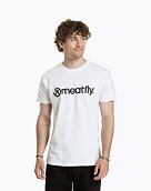 Pánské tričko Meatfly MF Logo, White