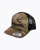 Kšiltovka Meatfly MF Logo Trucker, Black / Multicam