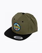 Kšiltovka Meatfly Flanker Snapback, Adventure Olive/Black
