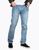 Pánské rifle Meatfly Spirit, Dirty Washed Denim