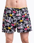 Pánské boxerky Meatfly Agostino, Red/Black Comics, Gift Pack