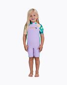 Dětský surfařský neopren Roxy Paradisiac Island, Mint Tropical Trails
