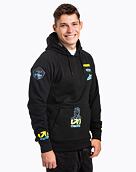 Pánská technická mikina Meatfly Gravel, Black Dakar