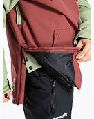 Pánská SNB & SKI bunda Meatfly Slinger, Oil Green / Merlot