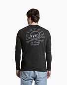 Pánské tričko s dlouhým rukávem Meatfly Judgement 30, Charcoal Heather