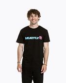Pánské tričko Meatfly Logex, Black