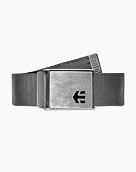 Pásek Etnies Arrow Web Belt, Charcoal