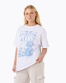 Dámské tričko Rip Curl Oceanic Heritage, Optical White