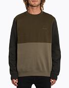 Pánská mikina Volcom Divided Crew, Service Green